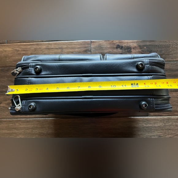 SAMSONITE Faux Leather LAPTOP Bag CASE Travel BRIEFCASE 15” Women MEN - Picture 12 of 14